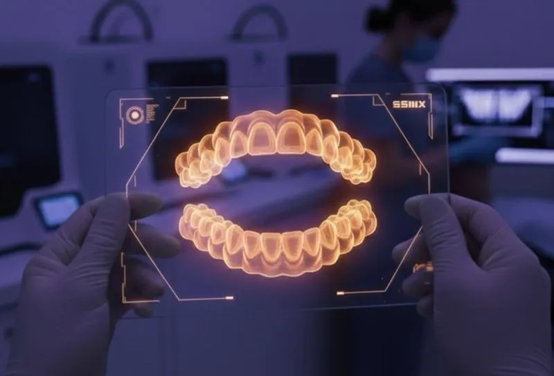 Holographic digital upper and lower arches
